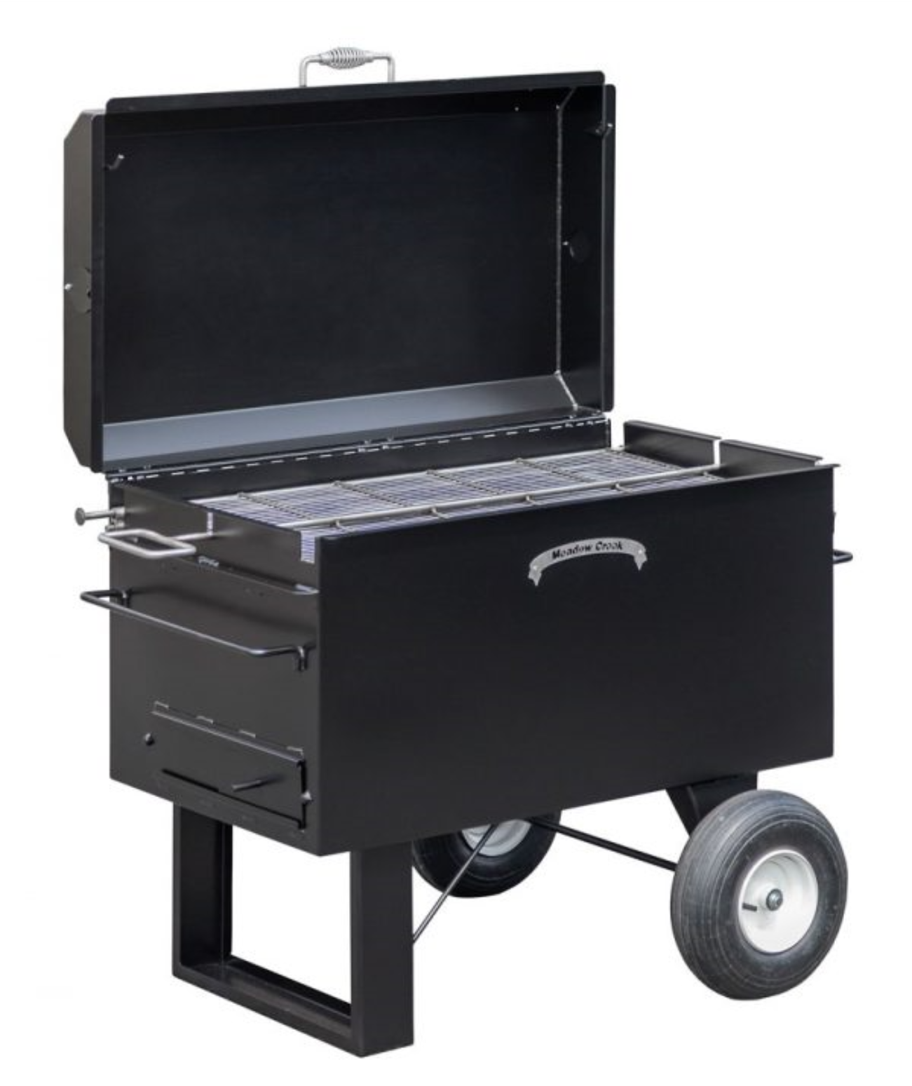 A black meadow creek chicken smoker
